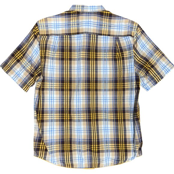 EUC Men's TOMMY‎ BAHAMA Island Crafted Plaid Short Sleeve Shirt | Size M - Picture 2 of 9